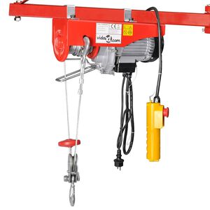 vidaXL elektrisk hejsev&aelig;rk 1000 W 400/800 kg