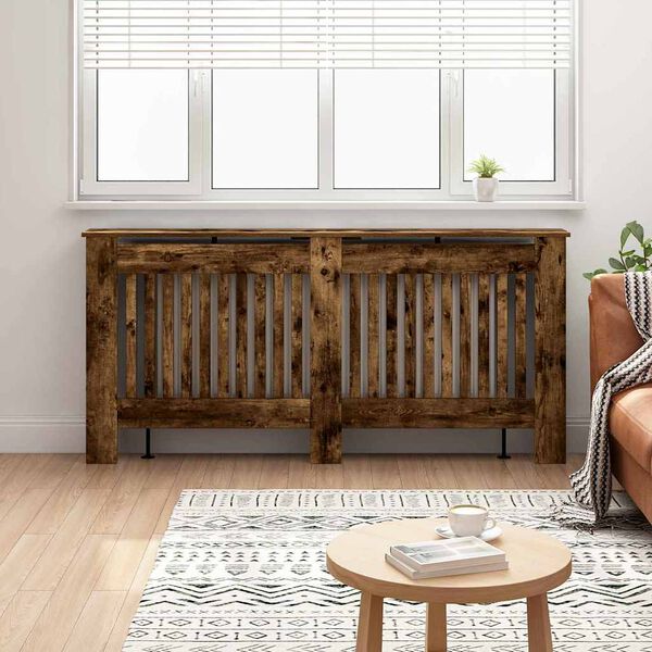 vidaXL Radiatorcover R&oslash;get eg 172 x 19 x 81,5 cm Konstrueret tr&aelig;