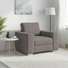vidaXL Sofa 59cm Gr&aring;brun Stof