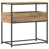 vidaXL Konsolbord Artisan Egetr&aelig; 75 x 40 x 75 cm Konstrueret tr&aelig;