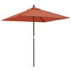 vidaXL haveparasol med tr&aelig;stang 198x198x231 cm terrakotta