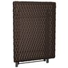 vidaXL foldbart bord 45x35x32 cm polyrattan brun