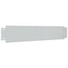 vidaXL havekanter 5 stk. galvaniseret st&aring;l 100 x 19 cm