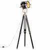 vidaXL gulvlampe med trefod 171 cm massivt mangotr&aelig;