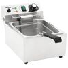 vidaXL elektrisk frituregryde rustfrit st&aring;l 10 l 3000 W