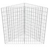 vidaXL gabion-højbed 75x75x50 cm galvaniseret stål