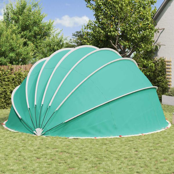vidaXL Pool Dome Bl&aring; 592 x 590 x 275 cm