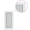 vidaXL K&aelig;lder Vindue RISOR 30 x 70 cm PVC og glas