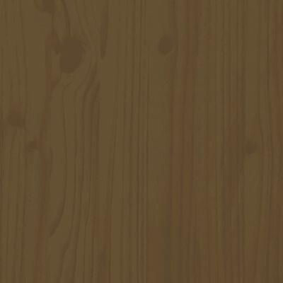 vidaXL vægskabe 2 stk. 31,5x30x30 cm massivt fyrretræ gyldenbrun