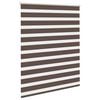 vidaXL Rullegardin i zebradesign 120 x 175 cm kaffefarvet
