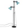 vidaXL gulvlampe 25 W 25x25x90/140 cm E27 rustik bl&aring;