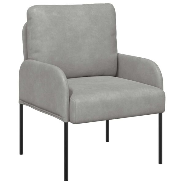 vidaXL Sofas&aelig;t med pude 3 pcs Lysegr&aring; 115 x 56 x 80 cm Krydsfin&eacute;r