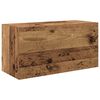 vidaXL v&aelig;gh&aelig;ngt badev&aelig;relsesskab 60x25x30cm konstrueret tr&aelig; antikt tr&aelig;