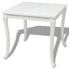 vidaXL sofabord 80 x 80 x 76 cm h&oslash;jglans hvid