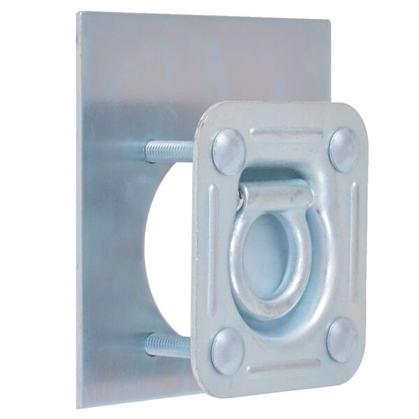 vidaXL surringsringe til trailer 6 stk. galvaniseret st&aring;l 2000 kg