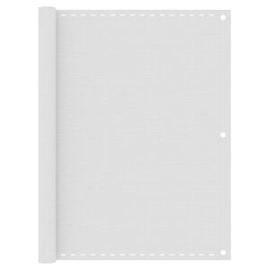 vidaXL altanafsk&aelig;rmning 120x500 cm HDPE hvid
