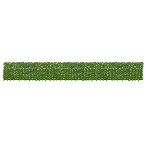 vidaXL Altanscreen med blade Gr&oslash;n og Gul 600 x 75 cm