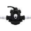 vidaXL multiportventil til sandfilter ABS 1,5" 6-vejs