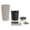 LECHUZA plantekrukke CILINDRO Cottage 23 ALL-IN-ONE 23 cm sandfarvet