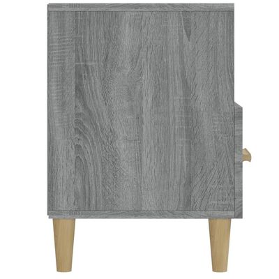 vidaXL tv-bord 102x36x50 cm konstrueret træ grå sonoma-eg