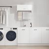vidaXL garderobe 70x32,5x35 cm konstrueret tr&aelig; hvid