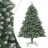 vidaXL kunstigt juletr&aelig; med juletr&aelig;sfod 210 cm PVC