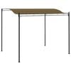 vidaXL fritst&aring;ende markise 3x2,4 m 180 g/m&sup2; gr&aring;brun