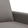 vidaXL 2-personers sofa 120 cm stof gr&aring;brun