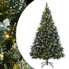 vidaXL kunstigt juletr&aelig; med 300 LED-lys 240 cm