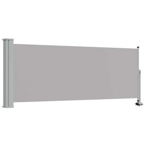 vidaXL sammenrullelig sidemarkise til terrassen 100x300 cm gr&aring;