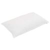 vidaXL Dyne med pude 2 pcs Hvid Microfiber