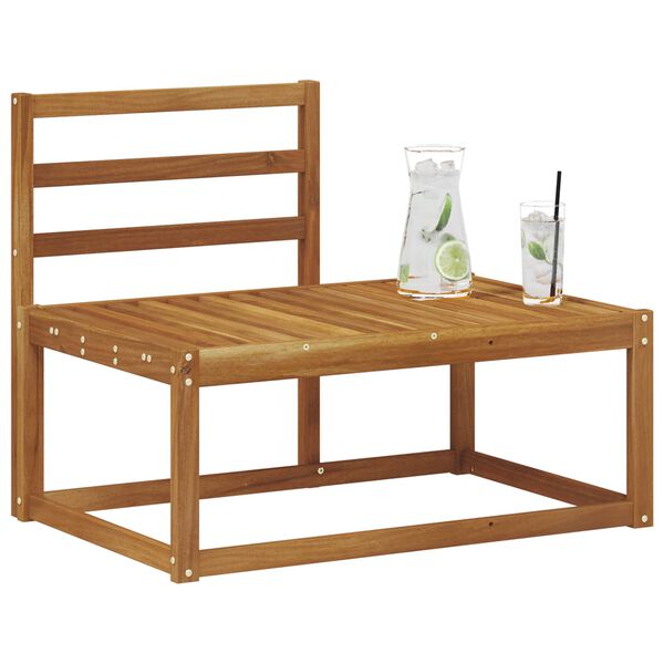 vidaXL Udend&oslash;rs Modulsofa Naturfarvet 91 x 63 x 73 cm