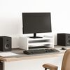 vidaXL sk&aelig;rmstander 42x24x16 cm konstrueret tr&aelig; hvid