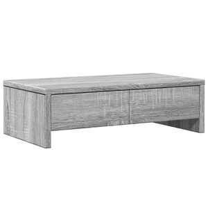 vidaXL sk&aelig;rmholder med skuffer 50x27x15 cm konstrueret tr&aelig; gr&aring; sonoma