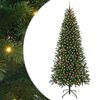 vidaXL Kunstigt juletr&aelig; med 300 LED'er Gr&oslash;n 240 cm PE og PVC