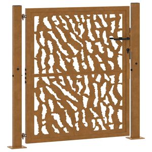 vidaXL havel&aring;ge 100x100 cm vejrbestandigt st&aring;lspordesign