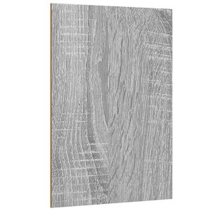 vidaXL Dekor Panels 12 stk. Gr&aring; Sonoma 15 x 21 x 0,27 cm