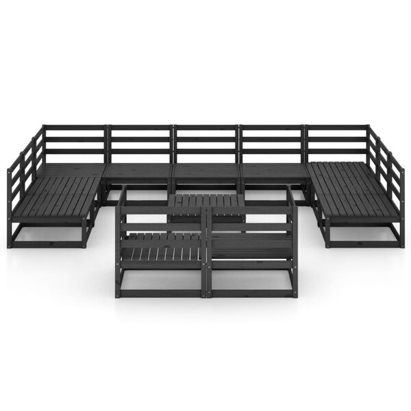 vidaXL lounges&aelig;t til haven 12 dele massivt fyrretr&aelig;