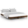 vidaXL sengeramme 150x200 cm uden madras konstrueret tr&aelig; r&oslash;get eg