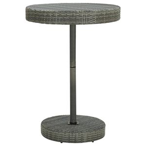 vidaXL havebord 75,5x106 cm polyrattan gr&aring;
