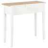 vidaXL konsolbord 79 x 30 x 74 cm træ hvid