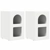 vidaXL Sengebord ELST 2 stk. Hvid 29,5 x 33,5 x 50 cm Konstrueret tr&aelig;