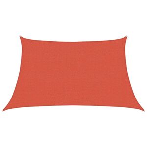 vidaXL solsejl 3/4x2 m 160 g/m&sup2; HDPE terrakotta