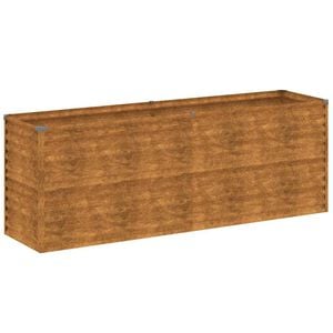 vidaXL h&oslash;jbed til haven 196x50x69 cm cortenst&aring;l