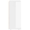 vidaXL Sideboard H&oslash;j gloss hvid 59 x 35 x 80.5 cm Konstrueret tr&aelig;