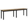 vidaXL b&aelig;nk Artisan eg 160 x 35 x 45 cm Konstrueret tr&aelig;