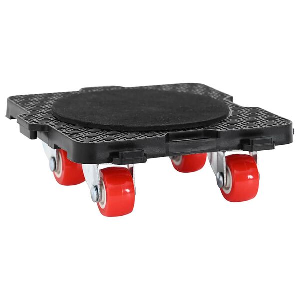 vidaXL møbelruller 4 stk. med løfteanordning sort 13,5x13,5x4,2 cm 300 kg