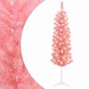 vidaXL Kunstigt slankt juletr&aelig; 120 cm 150 LED'er Varm hvid