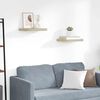 vidaXL v&aelig;ghylder 2 stk. 40x23x3,8 cm MDF egetr&aelig;sfarve