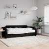 vidaXL daybed med madras 100x200 cm stof sort